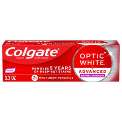 Colgate Optic White Advanced Enamel Strength Toothpaste with 2% Hydrogen Peroxide Mint 3.2 OZ