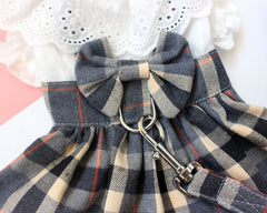 Dog Thin Skirt With Drawstring Chest Back