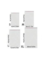 Transparent self-adhesive bag-double layer 5 wire-L size-100 pieces/bag