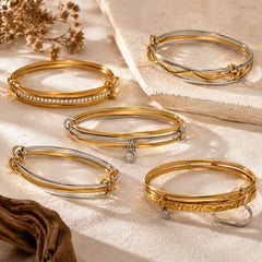 High-end Stainless Steel Zircon Bracelet That Wont Fade