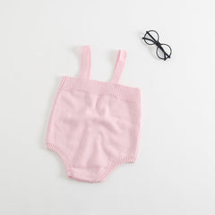 Knitted baby onesies