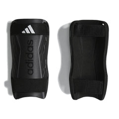 adidas Unisex-Adult Tiro Soft Ground Training Shin Guards Black/White/Iron Metallic X-Small