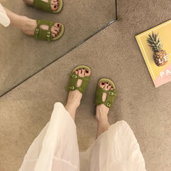 Summer Outdoor New-style Retro Flat-heeled Sandals