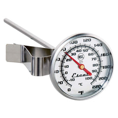 Escali AH3 NSF Certified Commercial Instant Read Large Dial Thermometer W/Clip Silver