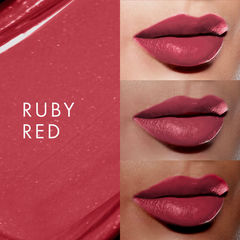 Lakme 9 To 5 Primer + Shine Lipstick - Ruby Red