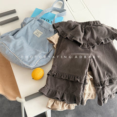 Girls' Springautumn Wide-leg Pants Long Pants