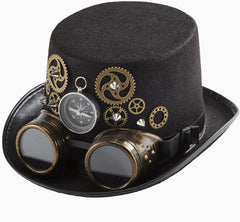 Heavy Metal Gear Compass Magic Hat Party Decor Goggles Hat