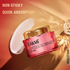 Crème de jour illuminatrice à l'acide glycolique Lakme