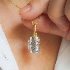Openable Cylindrical Necklace For Women