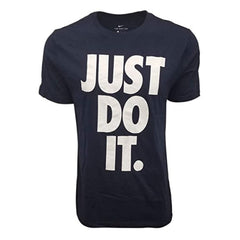 Nike Mens Just Do It Big Logo T-Shirt (Small Navy)