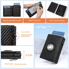 Three-fold Multi-functional Leather Wallet For Men With Card Slots