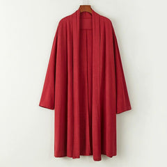 Men's Mandarin-collar Mid-length Trench Coat
