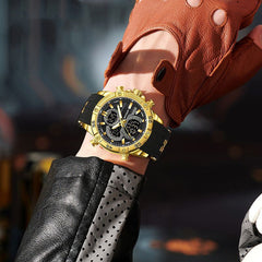 Multifunctional Mens Electronic Watch Waterproof, Luminous, With Alarm