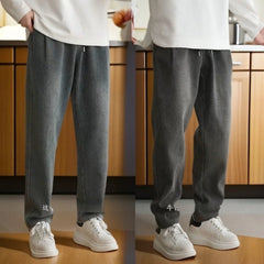 Jean homme ample et polyvalent de style rétro pour le printemps
