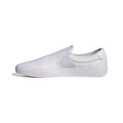 adidas Unisex Vulcraid3r Slip on Running Shoe White/White/Core Black 8 US Men