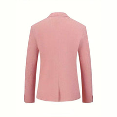 Mens Korean-style Slim-fit Single-breasted Casual Blazer