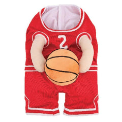 Creative Dog Basketball Costume With Ball