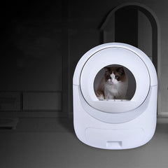 Vollautomatische Katzentoilette mit elektrischer Desodorierung, vollständig geschlossen