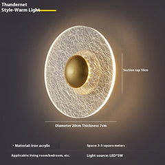 Designer Light Luxury Wall Lamp Bedroom Living Room