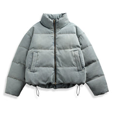 Mens Loose-Fit Padded Down Jacket Outerwear