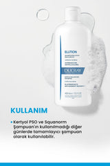 Champú suave equilibrante Ducray Elution 400 ML - Suave, equilibrante y calmante para cueros cabelludos sensibles