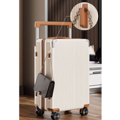 20 Inch 24 Inch Wide Handle Luggage, Silent Rotating Wheel Travel Luggage, Durable Password Lock Carry On Luggage