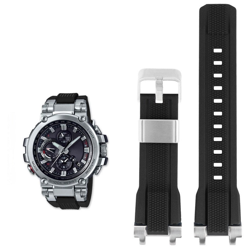 Bracelet de montre pour homme en silicone et résine modifié