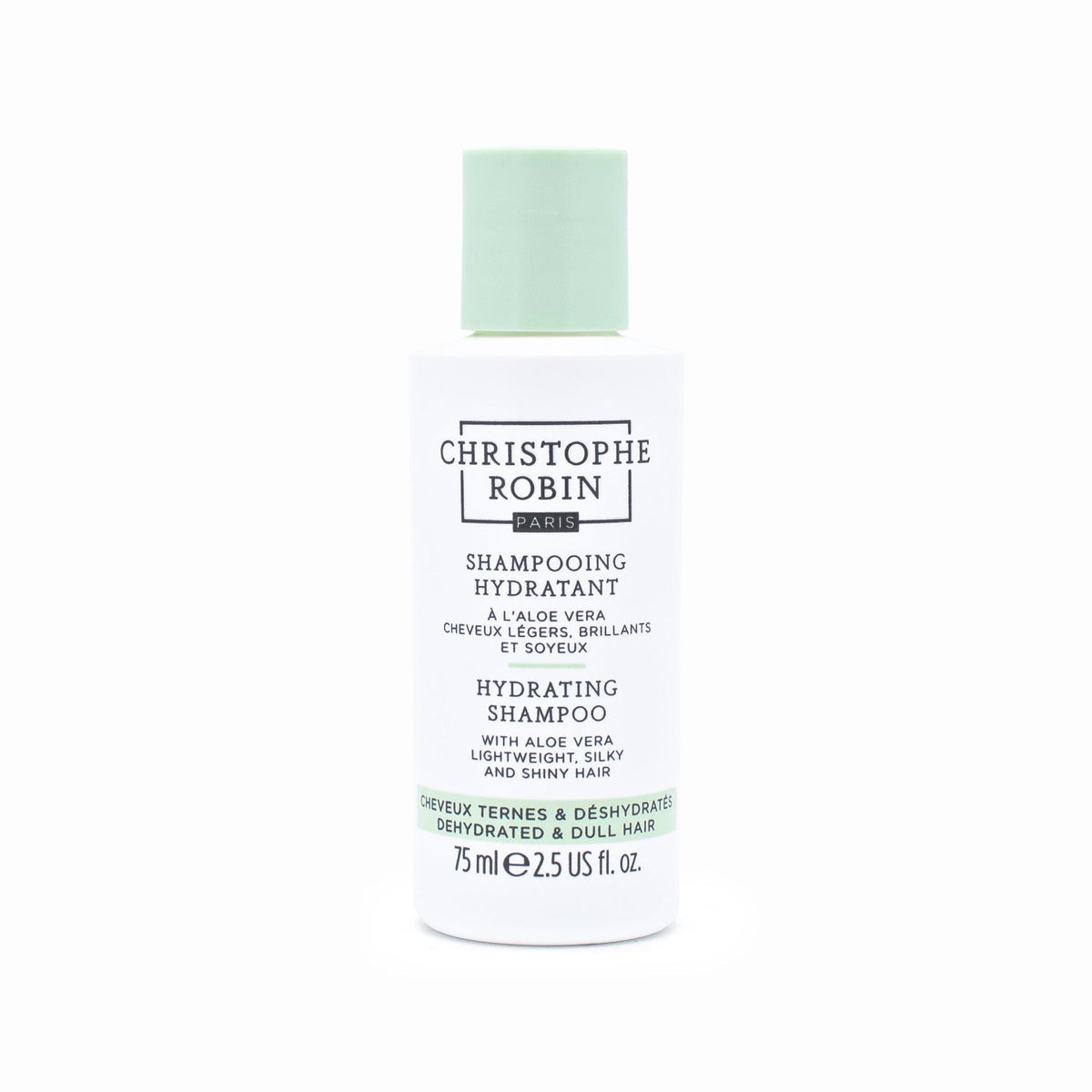 Shampoing hydratant CHRISTOPHE ROBIN à l’aloe vera 2.5oz - Neuf