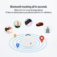Traceur de localisation Bluetooth intelligent anti-perte pour animaux