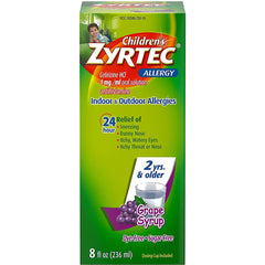 Children's Zyrtec Allergy Syrup - Grape Flavor (236ml)