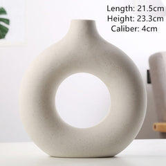 New Style Biscuit Vase Frosted Particle Flower Arranging Device