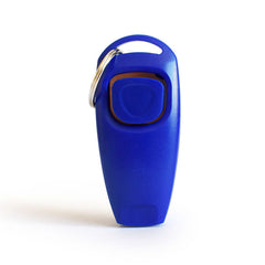 Clicker et sifflet combinés pour chien - accessoire de dressage, clicker pour chiot avec guide et anneau porte-clés