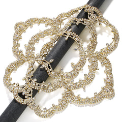 Floral Temperament Retro Bride Headband Rhinestone