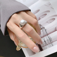 Zircon Inlaid Unique Design Minority Fashion Index Finger Ring