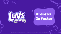 Luvs Platinum Protection Baby Diapers Size 3, 192 Count