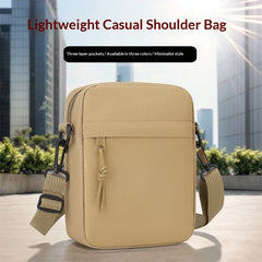 Simple Men's Bag Solid Color Single-shoulder Mini Casual