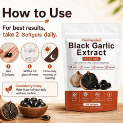 Black Garlic Garlic Capsule Health Supplement