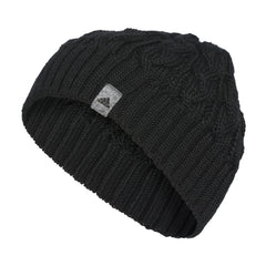 adidas Womens Whittier Beanie Standard fit Acrylic Knit Skull Cap/hat for Winter Black F23 One Size