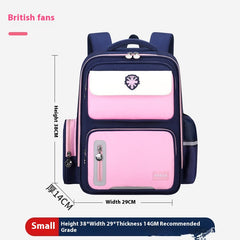 Primary School Student Schoolbag Waterproof Portable Burden Alleviation Backpack