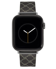 NINE WEST Fashion Mesh Bracelet for Apple Watch Secure Adjustable Apple Watch Band Replacement Fits Most Wrists