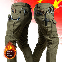 IX7 Pantalon cargo tactique pour homme, instructeur, en softshell d’extérieur