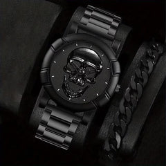 Mens Business Gift Necklace And Watch Set