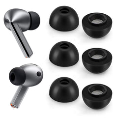 Foam Ear Tips for Samsung Galaxy Buds3 Pro - Ultimate Comfort and Unshakeable Fit with Memory Foam Earbud Tips Earbud Replacement Tips for Galaxy Buds 3 Pro - XL