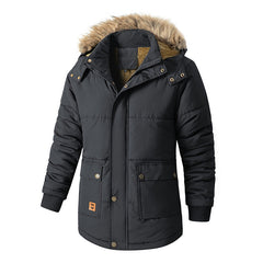 Hooded Padded And Insulated Coat