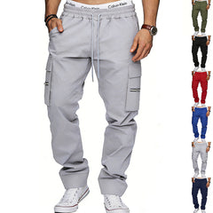Pantalon de sport décontracté ample pour homme, avec plusieurs poches, pour l’extérieur