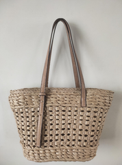 Wild woven bag-Beige-Paper-1 piece