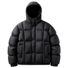 Men's Casual Loose-Fitting Hooded Down Jacket