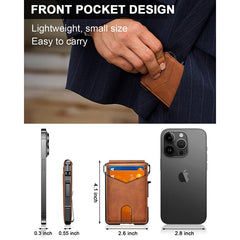 Carbon Fiber Cardholder Folding Wallet