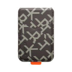 Unisex Portable ID Card Holder With Letter Patterns