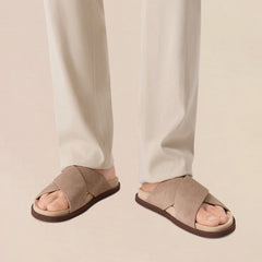 Mens Breathable Thick-soled Beach Flip-flops
